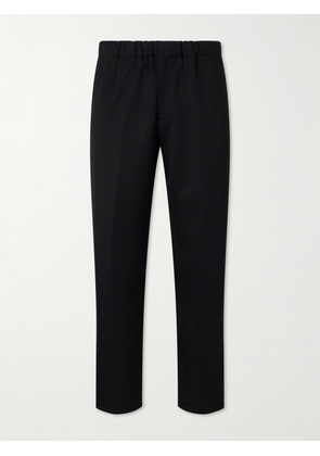 Lardini - Mid-rise Straight-Leg Wool-Twill Suit Trousers - Men - Black - IT 46