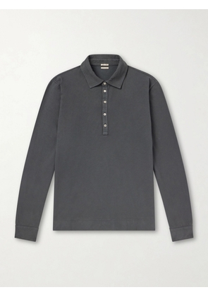 Massimo Alba - Raya Cotton-Jersey Polo Shirt - Men - Gray - S