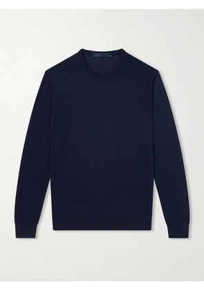 Kiton - Wool Knit Sweater - Men - Blue - S