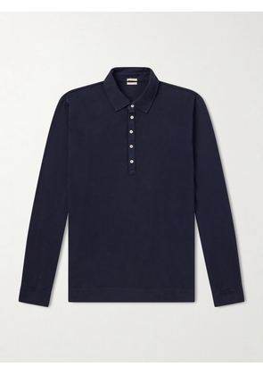 Massimo Alba - Raya Cotton-Jersey Polo Shirt - Men - Blue - S
