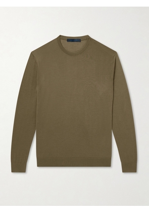 Kiton - Wool Knit Sweater - Men - Green - S