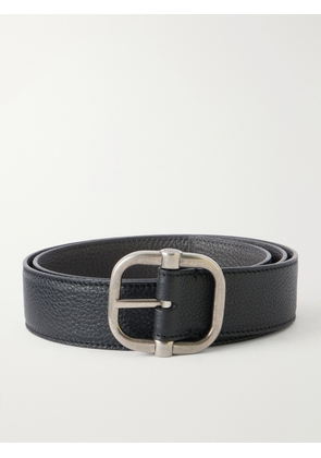 LOEWE - 3.5cm Reversible Full-Grain Leather Belt - Men - Black - EU 85