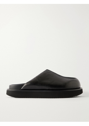 Rick Owens - Padded Leather Platform Mules - Men - Black - EU 40