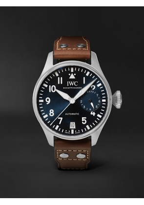 IWC Schaffhausen - Big Pilot's Le Petit Prince Edition Automatic 46.2mm Stainless Steel and Leather Watch, Ref. No. IW501002 - Men - Blue