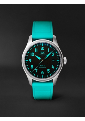 IWC Schaffhausen - Mercedes-AMG PETRONAS Formula One™ Team Pilot's Mark XX Automatic 40mm Titanium and Rubber Watch, Ref. No. IW328210 - Men - Blue