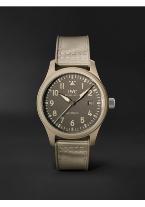 IWC Schaffhausen - Pilot's Top Gun Mojave Desert Automatic 41mm Ceramic, Rubber and Grosgrain Watch, Ref. No.: IW328106 - Men - Brown