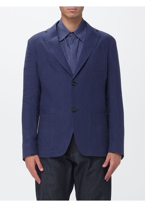EMPORIO ARMANI Jacket Men color Blue