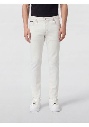PHILIPP PLEIN Jeans Men color White