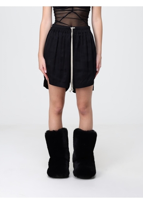 RICK OWENS Shorts Woman color Black