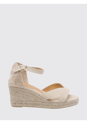 CASTAÑER Bruna Mid-Wedge Canvas Espadrilles with Adjustable Ankle Strap