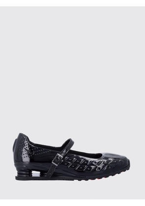 NIKE Shox Calistra Patent Leather Mary Jane Trainers with Swoosh Logo