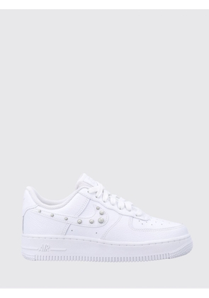 NIKE Air Force 1 '07 Grain Leather Trainers with Synthetic Pearls