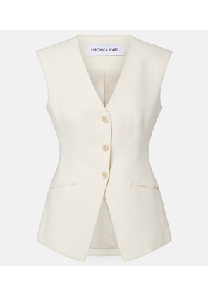 Veronica Beard Gillson cotton-blend twill vest