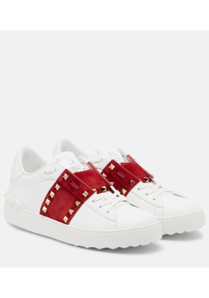 Valentino Garavani Rockstud Untitled leather sneakers