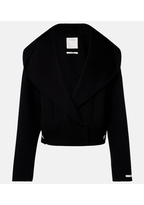 Sportmax Double-breasted wool jacket