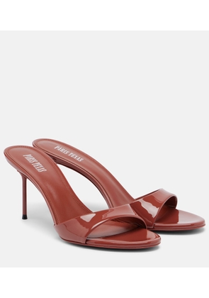 Paris Texas Lidia patent leather mules
