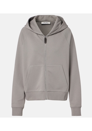 'S Max Mara Cotton-blend jersey hoodie