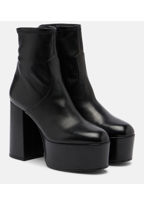 Valentino Garavani Fawcette leather platform ankle boots