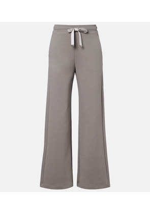 'S Max Mara Cotton-blend wide-leg sweatpants