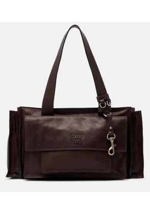 Miu Miu Utilitaire leather shoulder bag