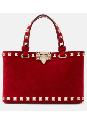 Valentino Garavani Rockstud Mini suede tote bag