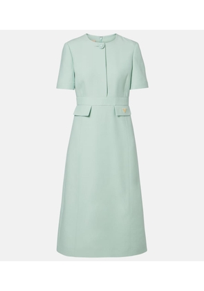 Valentino Crepe Couture VGold midi dress