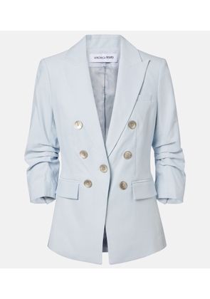 Veronica Beard Tomi Dickey twill single-breasted blazer