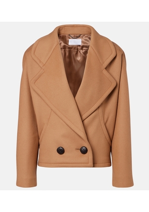 Stella McCartney Cropped wool peacoat