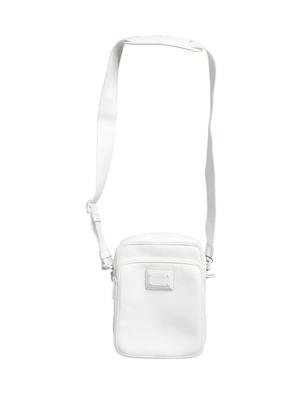 Dolce & Gabbana White Logo Plaque Crossbody Shoulder Borse Men Bag