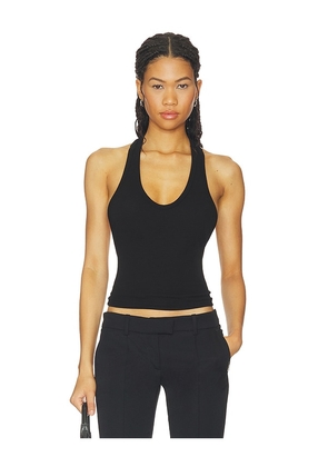 COTTON CITIZEN The Verona Slim Racerback Tank in Black. Size XS. Also in S, M, L.