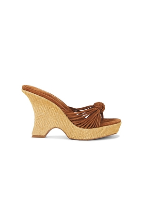 Jeffrey Campbell Shockweave Platform Sandal in Brown. Size 6. Also in 6.5, 7, 7.5, 8, 8.5, 9, 9.5, 10.