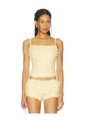 OW Collection Mara Top in Yellow. Size XS. Also in L, M, S.