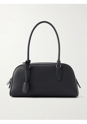 The Row - India Small Textured-leather Tote - Black - One size