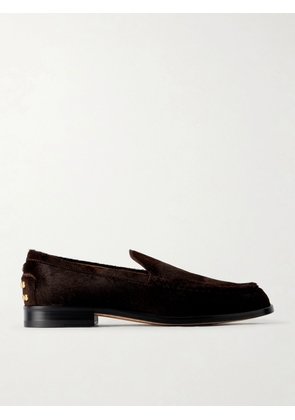 Tod's - Studded Calf Hair Loafers - Brown - IT36,IT36.5,IT37,IT37.5,IT38,IT38.5,IT39,IT39.5,IT40,IT40.5,IT41,IT41.5,IT42