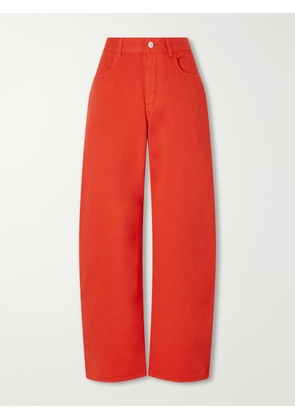 Alaïa - Mid-rise Wide-leg Jeans - Red - FR 34,FR 36,FR 38,FR 40,FR 42,FR 46