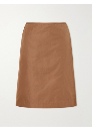 Jil Sander - Satin Midi Skirt - Brown - IT38,IT40,IT42,IT44