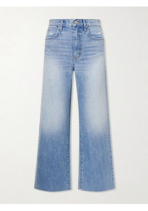 SLVRLAKE - Grace Cropped High-rise Wide-leg Jeans - Blue - 23,24,25,26,27,28,29,30,31,32