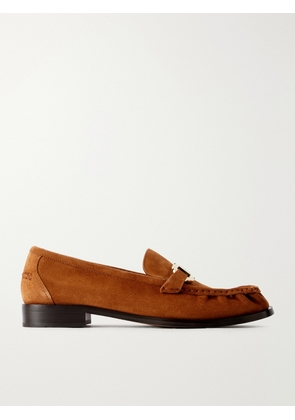 Ferragamo - Maryan Suede Loafers - Brown - US5,US6,US6.5,US7,US7.5,US8,US8.5,US9,US9.5,US10,US10.5,US11