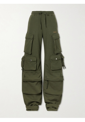 The Attico - Cotton Tapered Cargo Pants - Green - IT36,IT38,IT40,IT42,IT44,IT46