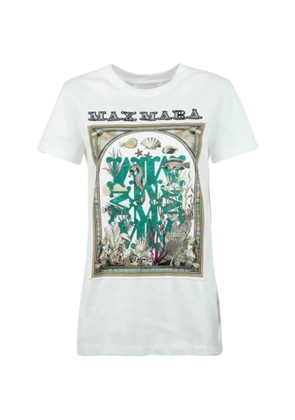 Max Mara graphic-print T-shirt - White