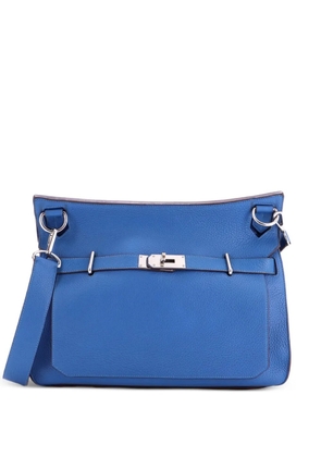 Hermès Pre-Owned Jypsiere Bag Clemence 37 shoulder bag - Blue