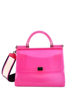 Dolce & Gabbana Pre-Owned Miss Sicily Bag PVC Medium satchel - Pink