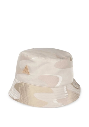 Lanvin Pre-Owned camo-print reversible bucket hat - Neutrals