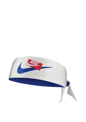 Nike Dri-Fit logo-print headband - Blue