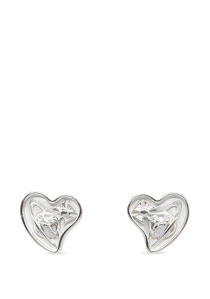 Vivienne Westwood Pre-Owned heart Orb earrings - Silver