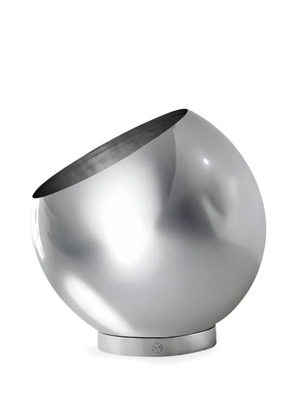 AYTM Globe oblique-cut flowerpot - Silver