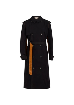 S.S.DALEY Owen double-breasted belted trench coat - Black