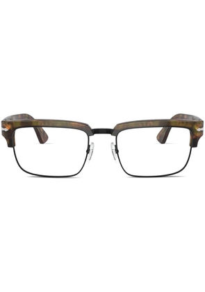Persol rectangle frame glasses - Brown