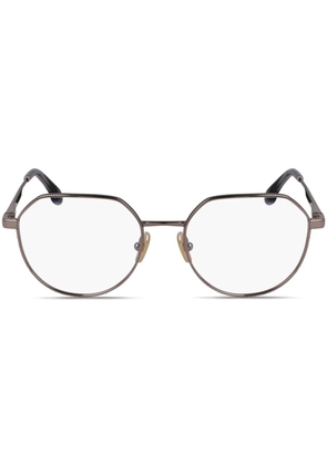 Victoria Beckham Eyewear hexagon-frame glasses - Silver