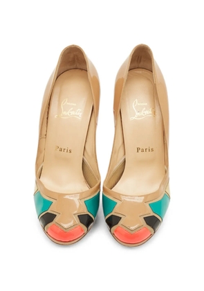 Christian Louboutin Pre-Owned Astrogirl geometric pumps - Neutrals